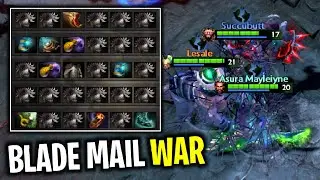 BLADE MAIL WAR..!! WTF Full Blade Mail Build Team Fun Game 7.26 | Dota 2