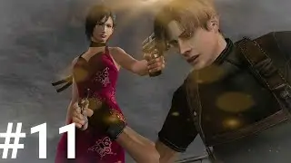 Прохождение Resident Evil 4 эпичный бой с напарником Leon Vs Krauser