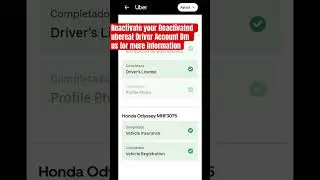 Ubereat Deactivated my Account #ubereats #uber #uberdriver #reactivate #deactivate #ubereatdrivers