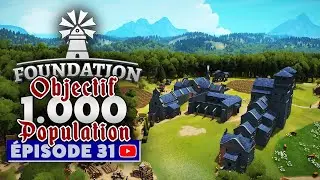 Objectif 1000 population - #31 Seconde tentative pour la construction du cloitre - Foundation