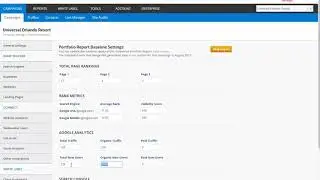 How to Update Portfolio Report Baseline Values (Enterprise)