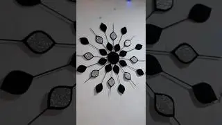 velvet paper craft ideas | wall hanging craft #diy #ytshorts