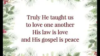O Holy Night instrumental w/ lyrics, no bgv