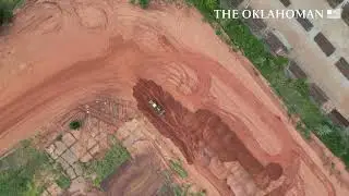 See drone footage of construction site for Oklahoma County Jail and mental health facility