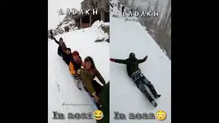 children skating on snow ladakh funny video🤣|| #skating #skatingladakh #shorts #kargil