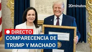 Donald Trump y María Corina Machado | Rueda de prensa tras la reunión en la Casa Blanca