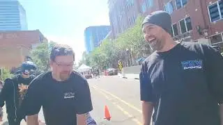 Learning to ride EUC... OPEN Street 2023 PEV Edmonton