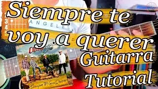 Siempre te voy a querer - Guitarra Acordes Tutorial - Calibre 50