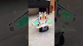 Transforming Aircraft To Robot Toy With 3D Light & Sound Effects #toys