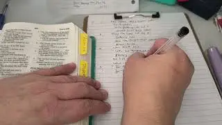Writing Out The Bible By Hand | Psalm 12:1-8