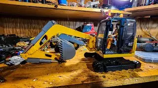 Bruder Cat 02457 Mini Excavator RC Conversion Build Part 1