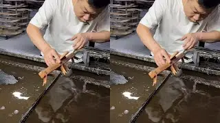 Plastic signboard with wood grain water transfer printing for mass customization