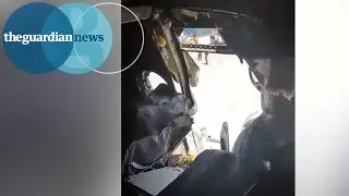 Gaping hole in Somali passenger plane after onboard explosion