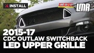 Mustang CDC Outlaw Switchback Upper Grille Install (15-17)