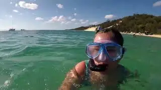 Camping at moreton island QlD