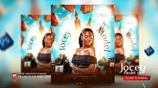 How to Design a Jocey Model Flyer Using Photoshop | Modern Fashion Flyer Tutorial