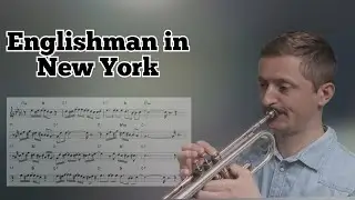 Englishman in New York. Trumpet cover.Sheet music