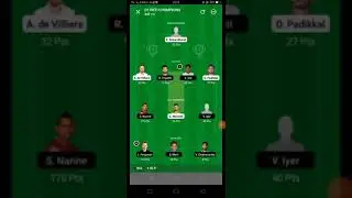 Kkr vs Rcb Dream11 result #RCB #KKR #NARINE #VIRAT #KOHLI #IPL2021 #DREAM11 #FANTASY #CRICKET