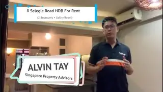8 Selegie Road HDB For Rent (2 Bedrooms + Utility Room) - Convenient Location To Stay
