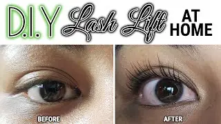 D.I.Y Lash Lift at Home (AMAZING RESULTS)