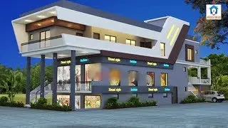 Top modern Commercial shopping complex elevation designs | shop elevation designs