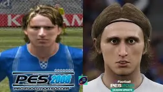 Luka Modrić 🇭🇷 - Face Evolution - PES 2008 to PES 2021