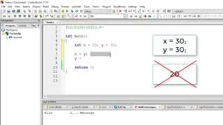Swap 2 Numbers Without Using a Temporary Variable: C