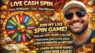 I Go LIVE With NO PRIVACY 🔴 Cash Spin Every 10 Minutes