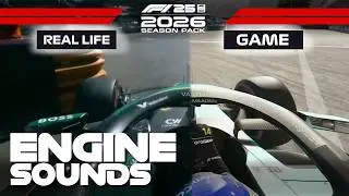 F1 26 vs Real Life Engine Sound Comparison