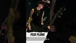 #pesopluma regresa a su #exodotour desde Austin, bailando en un pie pues tiene lastimado el tobillo