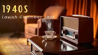 Lavish Chamber Jazz from 1940s | Sad Saxophone & Gentle Strings for Wartime Luxury by Jazz Pugs