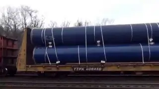 Long Long Super Long CSX Freight Train