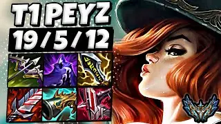 T1 Peyz Miss Fortune vs Varus [ ADC ] Korea Challenger 1569 LP | Patch 26.2