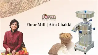 Softel Domestic Flour Mill | Atta Chakki | 1HP Motor | Easy to use & Clean