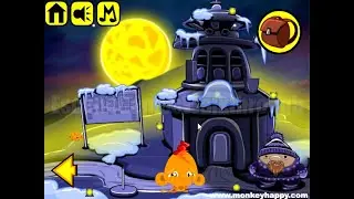 Monkey GO Happy Stage 554 - SIBERIAN UFO Walkthrough [PencilKids]