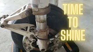 17 лет грязи подвергают риску стойки Barn Find Aerostar Oleo!