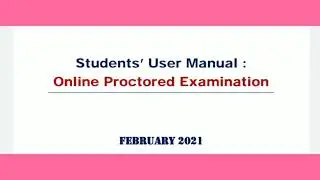 Anna University Online Exam - Students User Manual