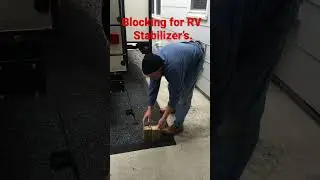RV stabilizer cribbing.  I now keep the hose under rv in another tube. ￼