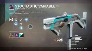 D2 Will it PvP Stochastic Variable, FWC SMG - Taking Back the Crucible