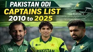 List of Pakistan ODI Captains 2010-2025 | Full Details Revealed 