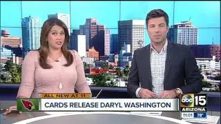 Arizona Cardinals release Daryl Washington less than 3 weeks after reinstatement by NFL