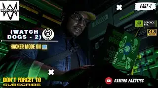 Watch Dogs 2 Gameplay Walkthrough Ep.1 | Marcus Joins DedSec 🔥 #WatchDogs2 #Gameplay #PCGaming #game