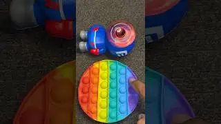 Kineticsand Popit Fidget #satisfying #kineticsand #popit #machine #shorts