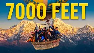 Pokhara Hot Air Balloon 🎈 | Aakash Bata Pokhara | Nepal Adventure