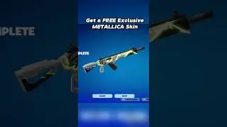 How To Get The FREE Exclusive METALLICA Skin (Justice Reigns Wrap)🤘 #Fortnite #Shorts #FortniteClips