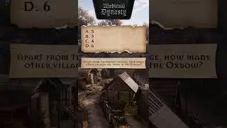 How many villages are there in the Oxbow? 🙄  #rendercube #medievaldynasty  #gaming #games