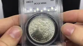 GEM STATE MS66 1882 S Morgan Silver Dollar! (Mirror Monday)
