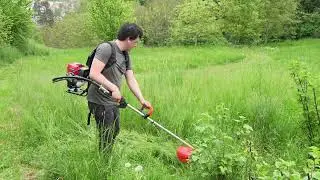Prezentacija Robust PRO Kawasaki TJ45 leđnog trimera u košnji