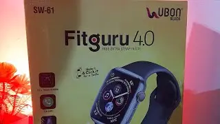 UBON WATCH SW-61 FITGURU 4.0 SMARTWATCH REVIEW ||SHIV TECH UNIQUE||