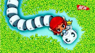 Snake.io SNEK-BOT Snake Vs Full Map Is Filled With Delicious Score Ball Snake.io Gameplay